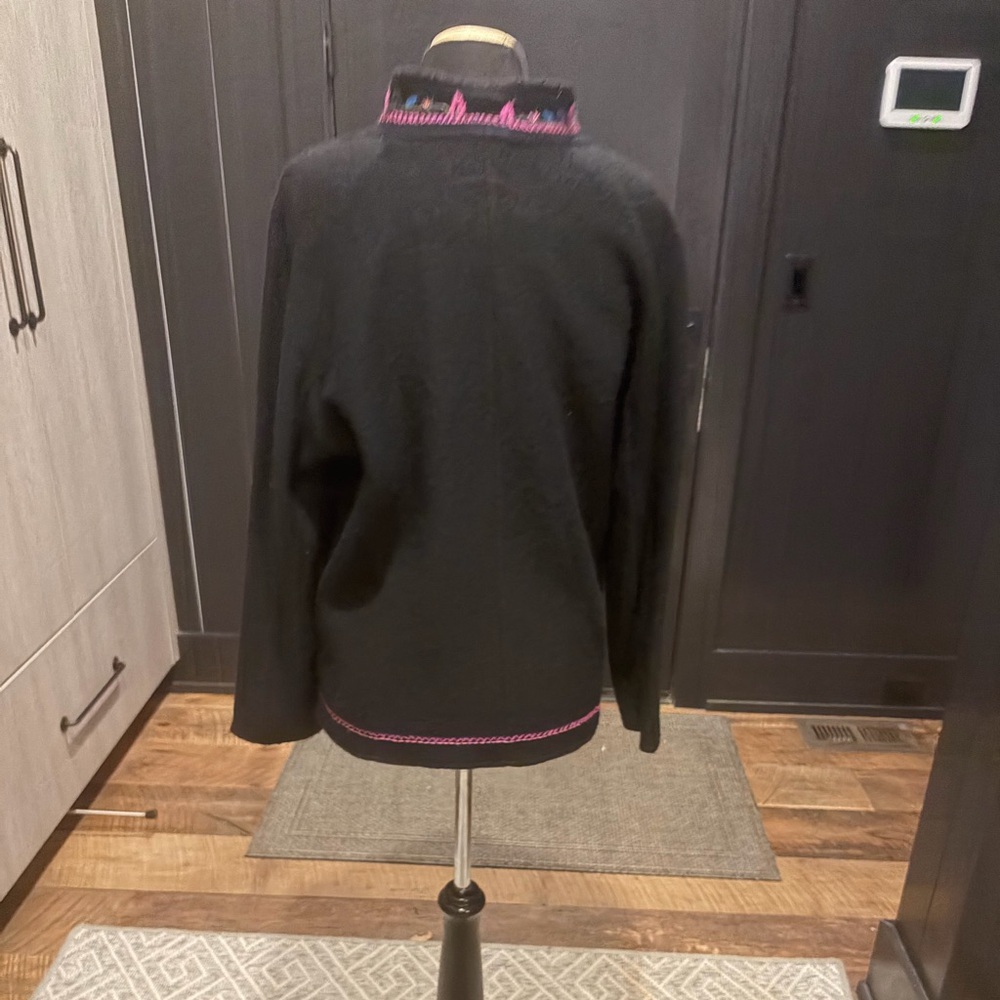 Vintage C·L·C Embroidered Wool Boho Jacket | Size M - Picture 2 of 4